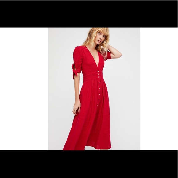 Free People Love of My Life Midi Dress
